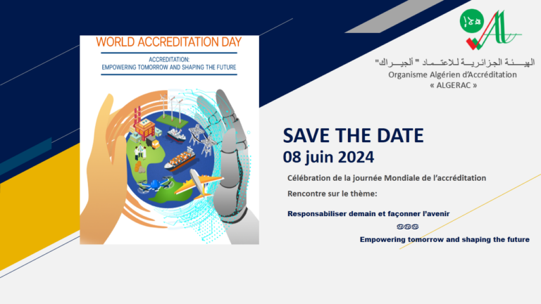 Save the Date « World Accreditation Day 2024 »